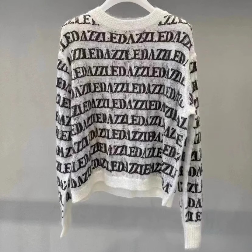 2H4E408吊牌1999大地素DAZZLE专柜正品2023冬女士毛织长袖