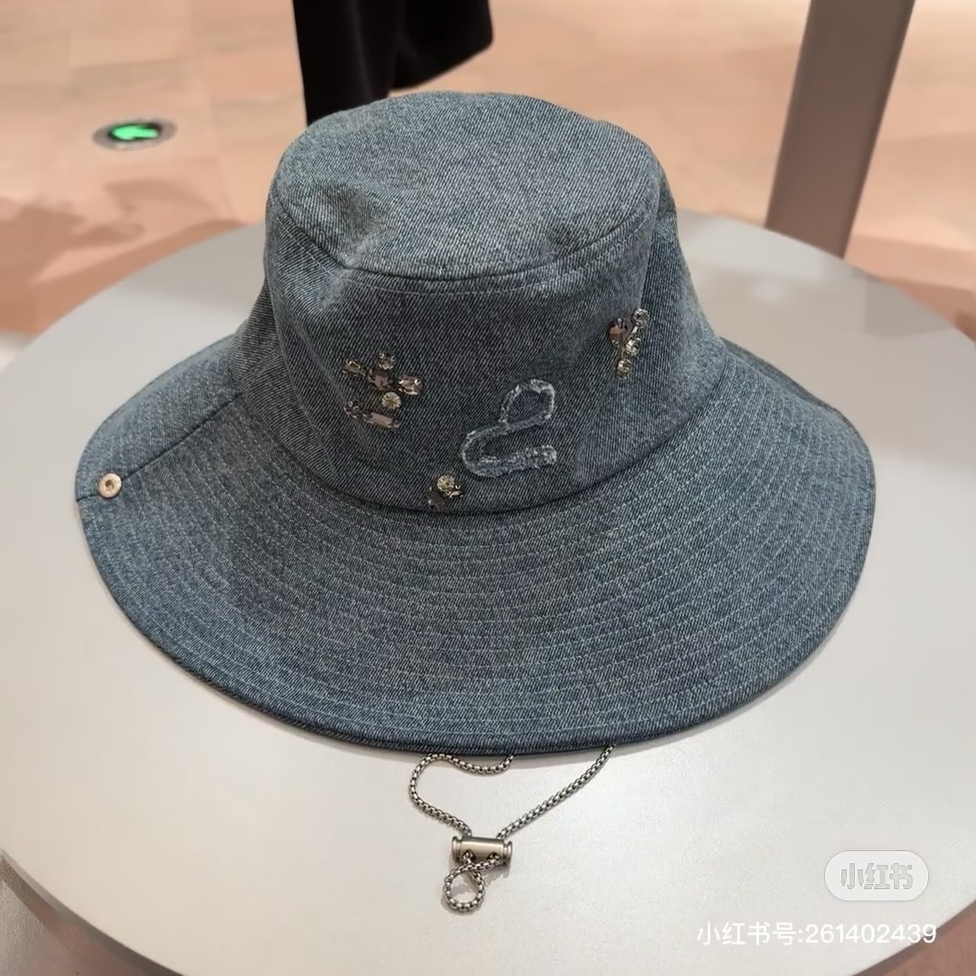 3I2Z502吊牌435小地素dzzit专柜正品2024夏女士大檐渔夫帽帽子