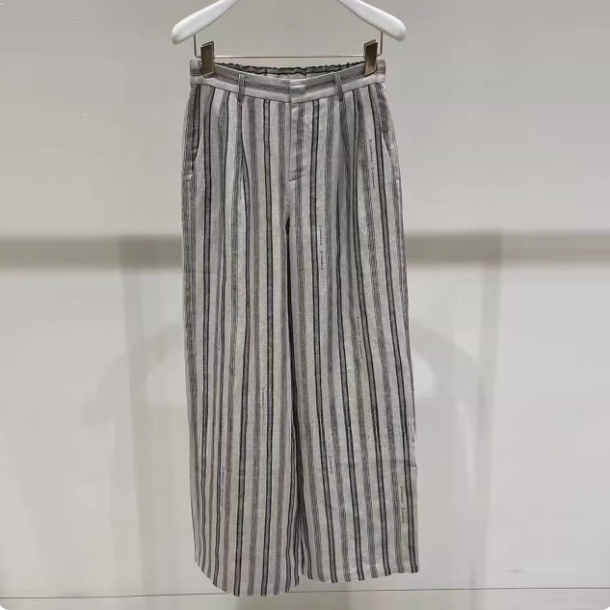 2J2Q486吊牌1699大地素DAZZLE专柜正品2025夏女长裤