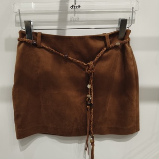 3J3S202吊牌835小地素dzzit专柜正品 2025秋三波女士半身裙