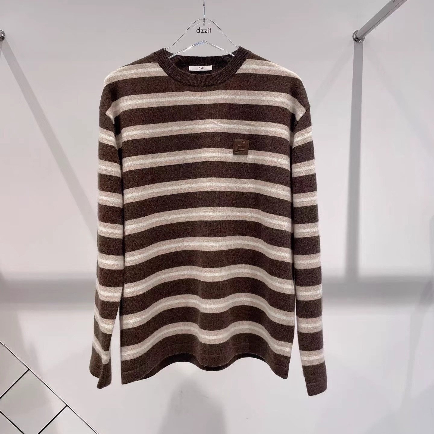 3J4E412吊牌1295小地素dzzit专柜正品2025冬四波女毛织长袖上衣