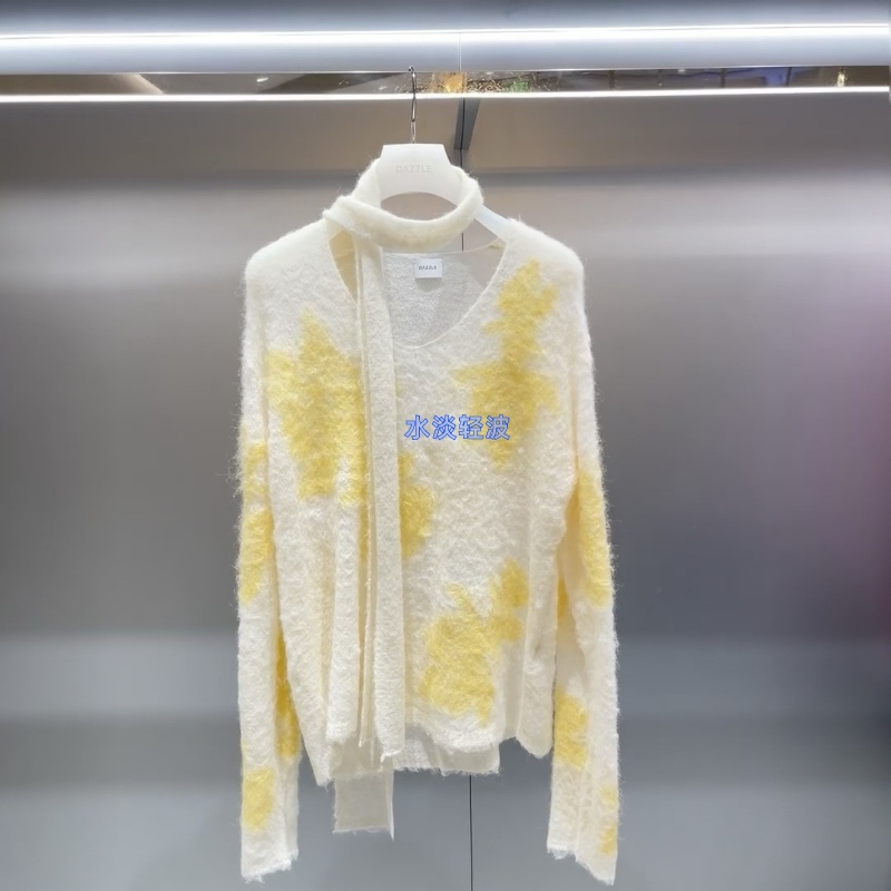 2I4EC08吊牌1999大地素DAZZLE专柜正品2024冬女士针织长袖套装火