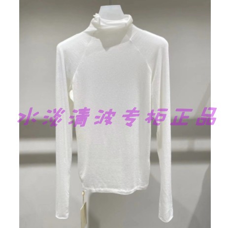 1H4B503吊牌2190元D高地素专柜正品2023冬女士长袖T恤
