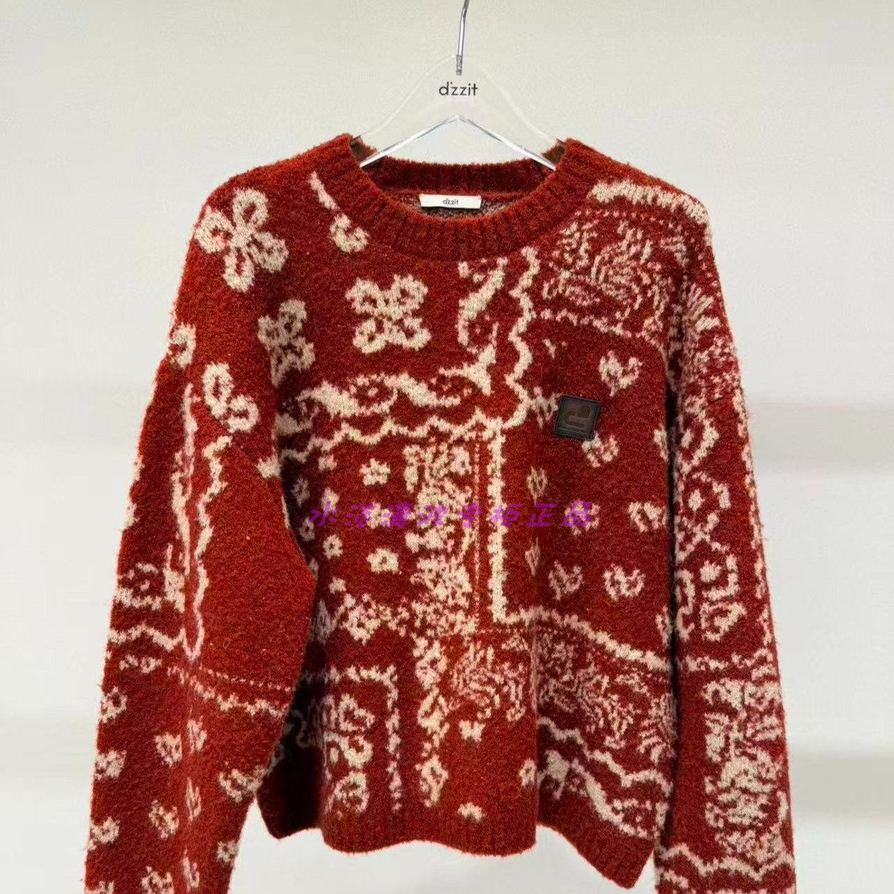 3K1YE47吊牌1495小地素dzzit专柜正品2026春一波女士针织毛衣