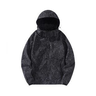 日系cityboy冲锋衣外套男秋季宽松迷彩防风防水户外运动夹克潮牌