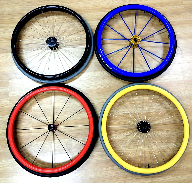 轮椅防滑手推圈 彩色硅胶套 适用24寸大轮 防滑冬天防冻伤