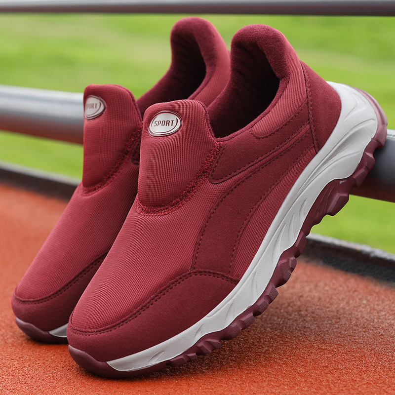 秋季老人鞋女软底中老年运动鞋