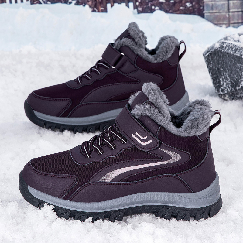 男户外雪地靴女冬季加绒外穿加厚