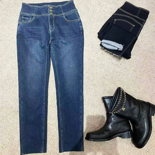 牛仔铅笔裤 业高腰弹力修身 裤 6036 雷哥来了