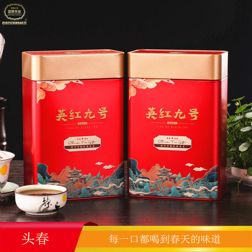 英红九号头春头采金毛毫一芽一叶