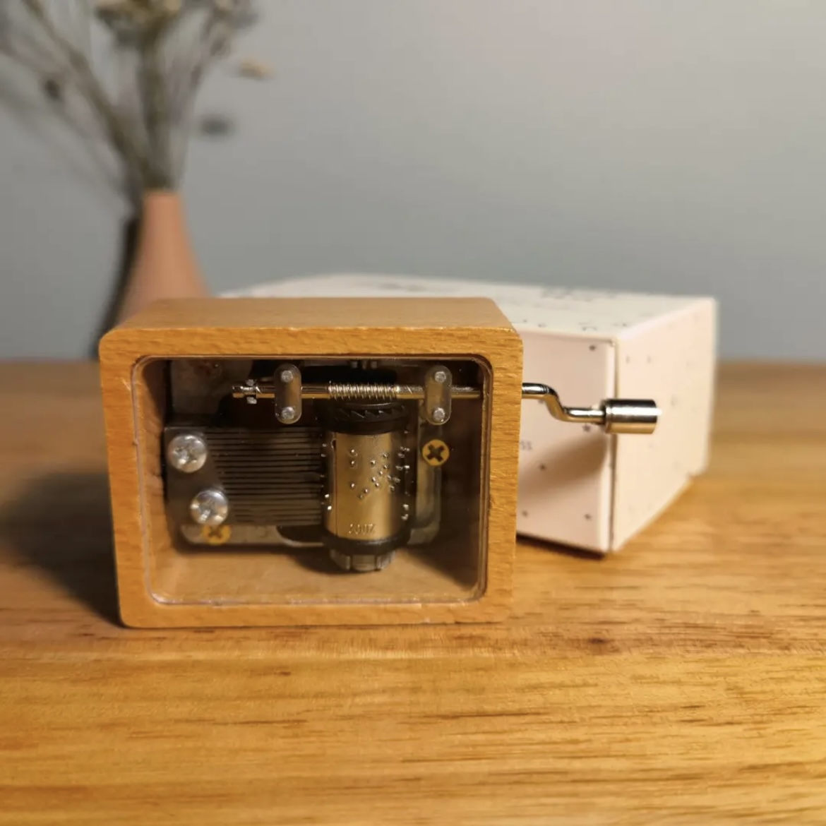 手转八音盒木质哈利波特天空之城