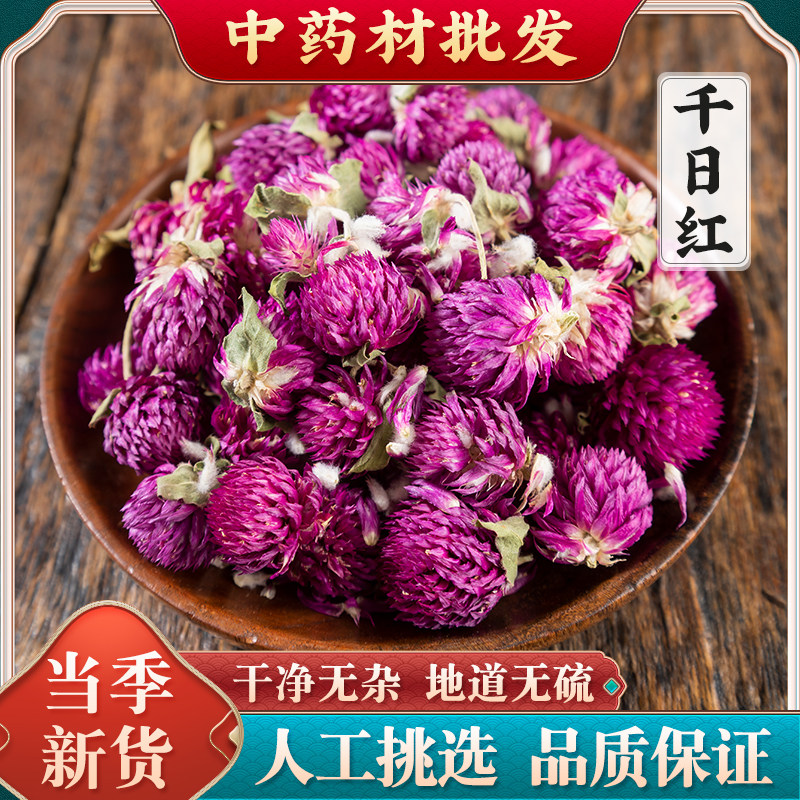 干花千日红花茶中药百日红千金红千年红千日娇止咳平喘清肝明目茶