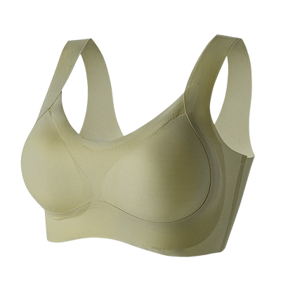 ROVO无痕内衣女小胸聚拢夏季薄款运动美背心式固定杯无钢圈文胸罩