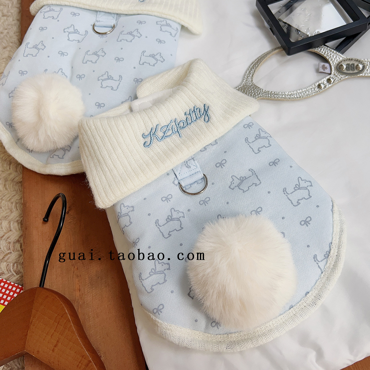 绒尾巴可爱宠物狗衣服 泰迪约克夏比熊猫咪冬季保暖内外纯棉背心,宠物/宠物食品及用品,猫宠物服装/雨衣（新）,淘宝优惠券,粉丝福利购,淘宝优惠卷