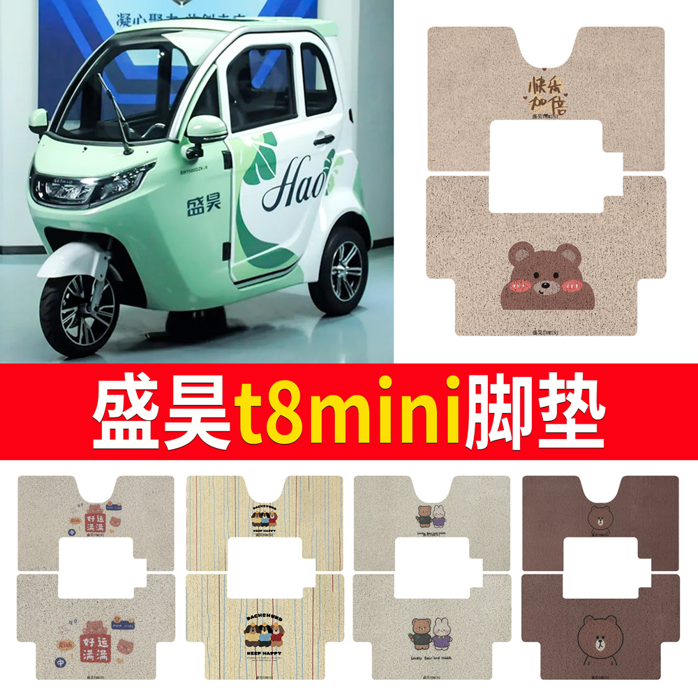 适用【盛昊t8mini】三轮车脚垫