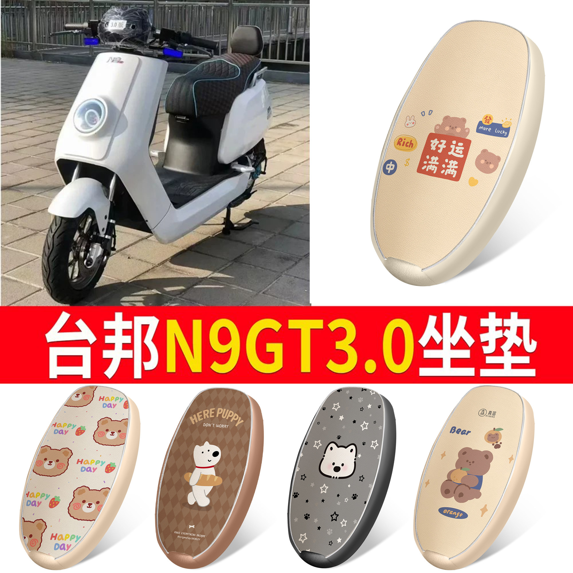 【台邦N9GT3.0】适用皮革坐垫