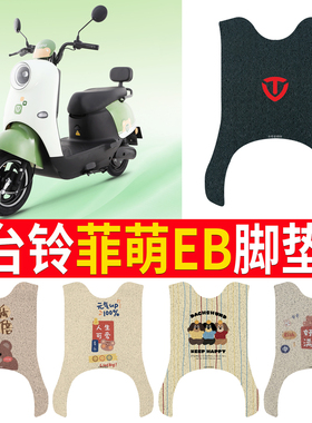 适用于台铃菲萌EB电动车脚垫TDS2199Z防水防滑耐磨丝圈脚踩踏垫