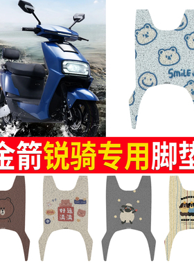 适用于金箭DM-锐骑T500SUX至尊版K电动电摩车丝圈脚垫JJ1200DT-45