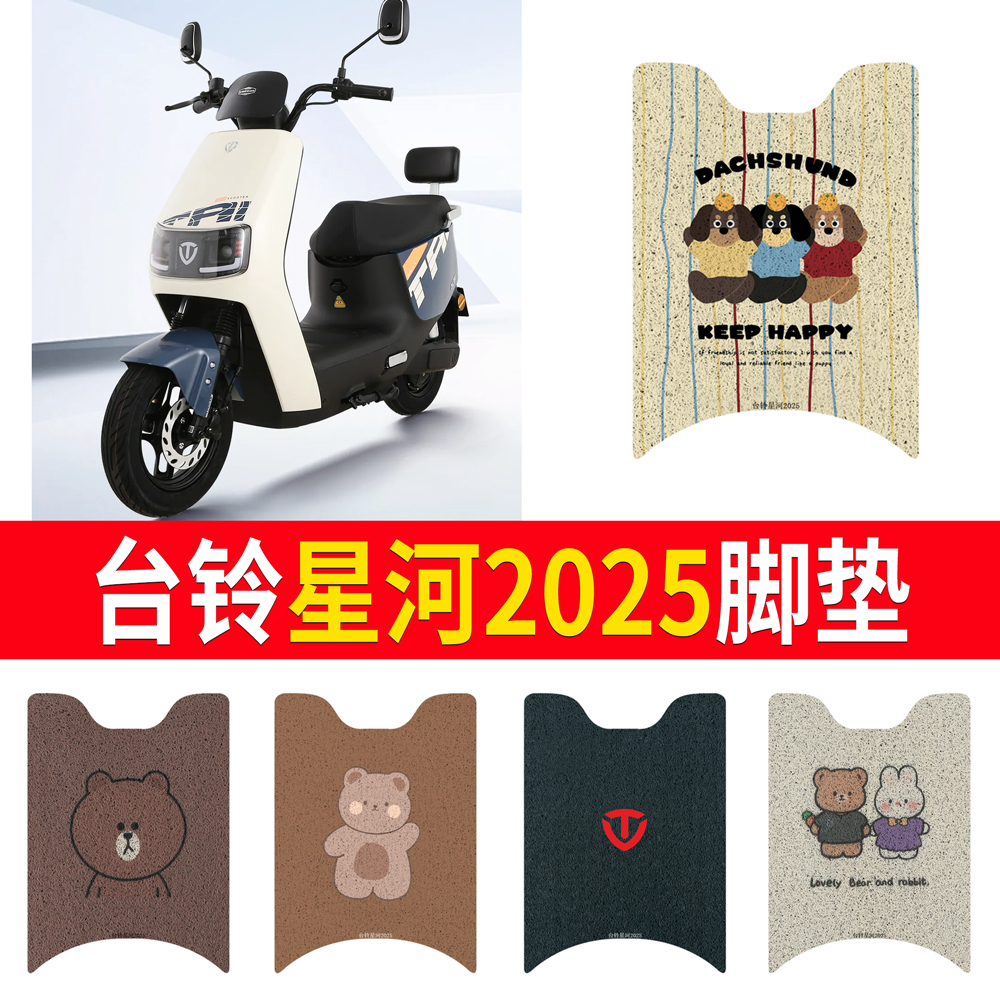 【台铃星河2025】专用脚垫