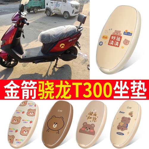 适用于【金箭骁龙T300】皮革坐垫