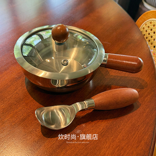 一人食｜是锅也是碗｜打蛋碗可拆卸手柄家用小锅沙拉碗吃饭碗料理