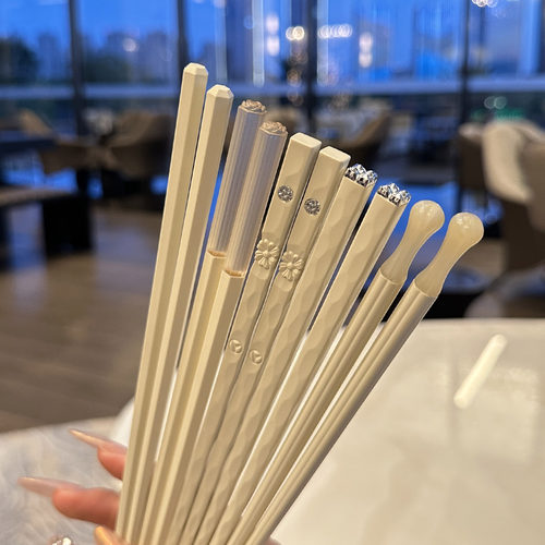 北欧风筷子家用耐高温一人一筷