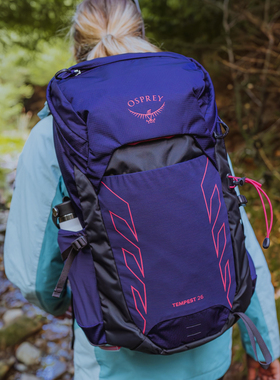 OSPREY小鹰暴风25年新款紫色26L男女同款户外徒步登山旅游双肩包