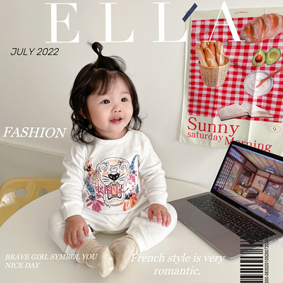 宝宝连体衣男秋装新生儿长袖衣服