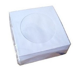 光盘纸袋/光盘保护袋/白色光盘纸袋/白纸袋/CD光盘/DVD光盘大纸袋