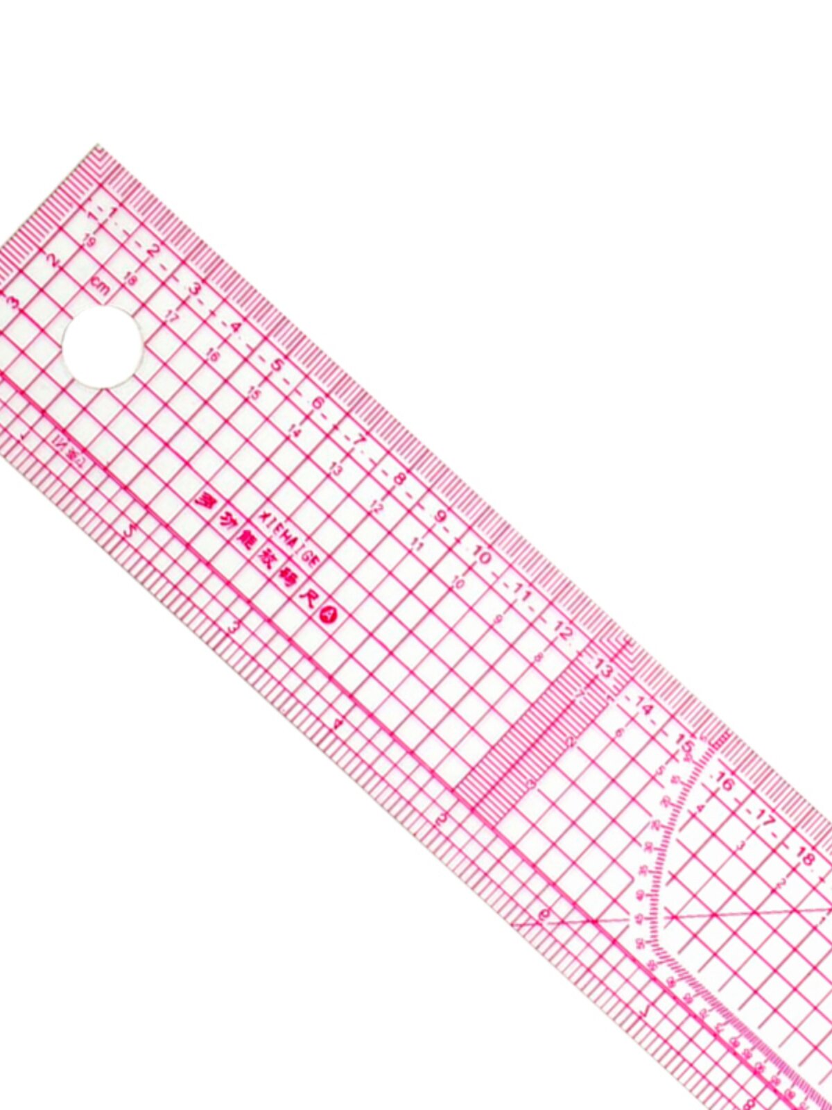 A55 다기능 등급 눈금자 맞춤형 소프트 눈금자 스탠딩 커팅 푸시 보드 눈금자 패턴 룸 의류 눈금자 55 CM + 인치 패턴 만들기 눈금자