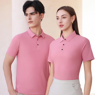夏秋polo短袖 团体服饰LOGO定制印花刺绣 衫 翻领工作服定制化广告衫