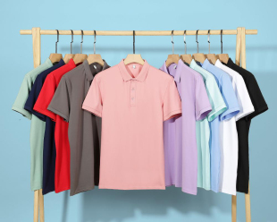工衣班服订做印字logo刺绣 定制t恤短袖 广告衫 夏季 纯棉翻领POLO衫