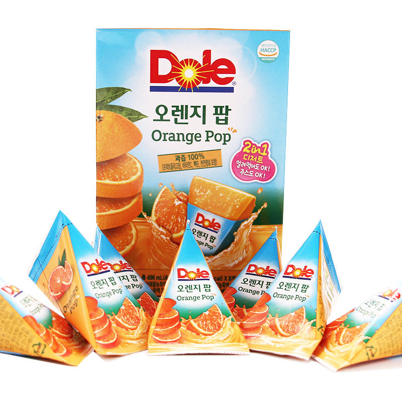 韩国进口dole都乐冰沙苹果橙汁桃子芒果菠萝果汁饮料夏日