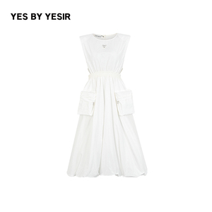 YES BY YESIR叶谦原创设计师夏新款高级机能芭比少女连衣裙