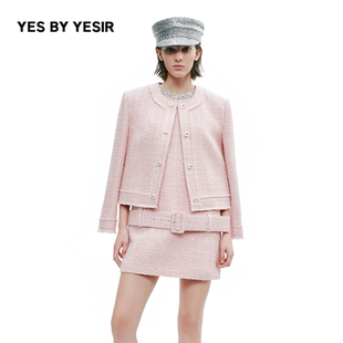 浪漫主义拼接香风外套 YESIR叶谦原创设计师2025年秋新款 YES