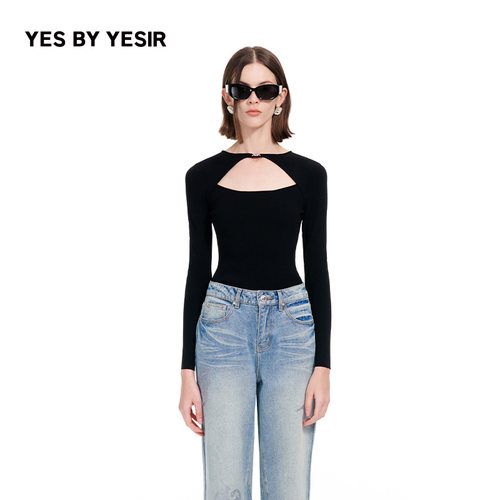 YESBYYESIR轻解构针织套头衫