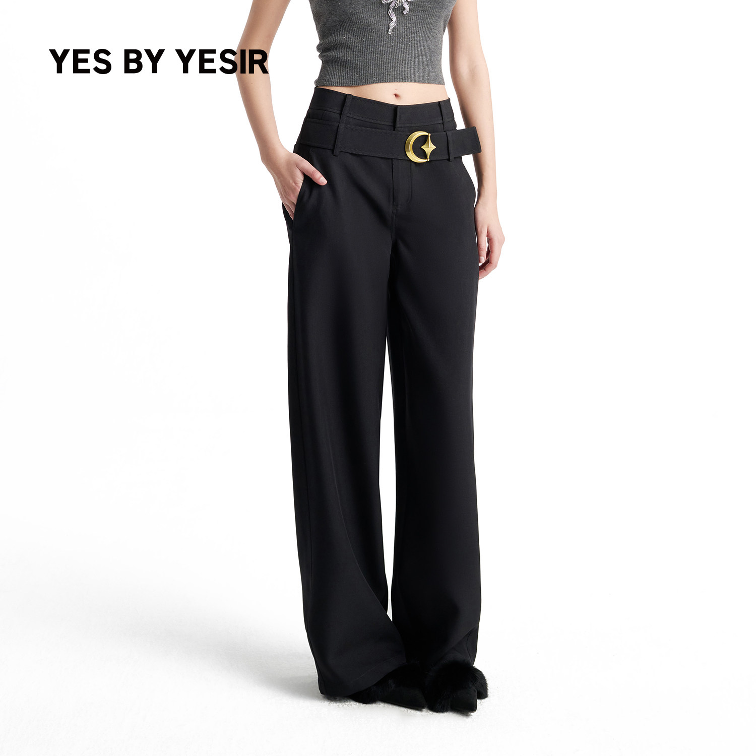YESBYYESIR秋冬轻中式背心长裤