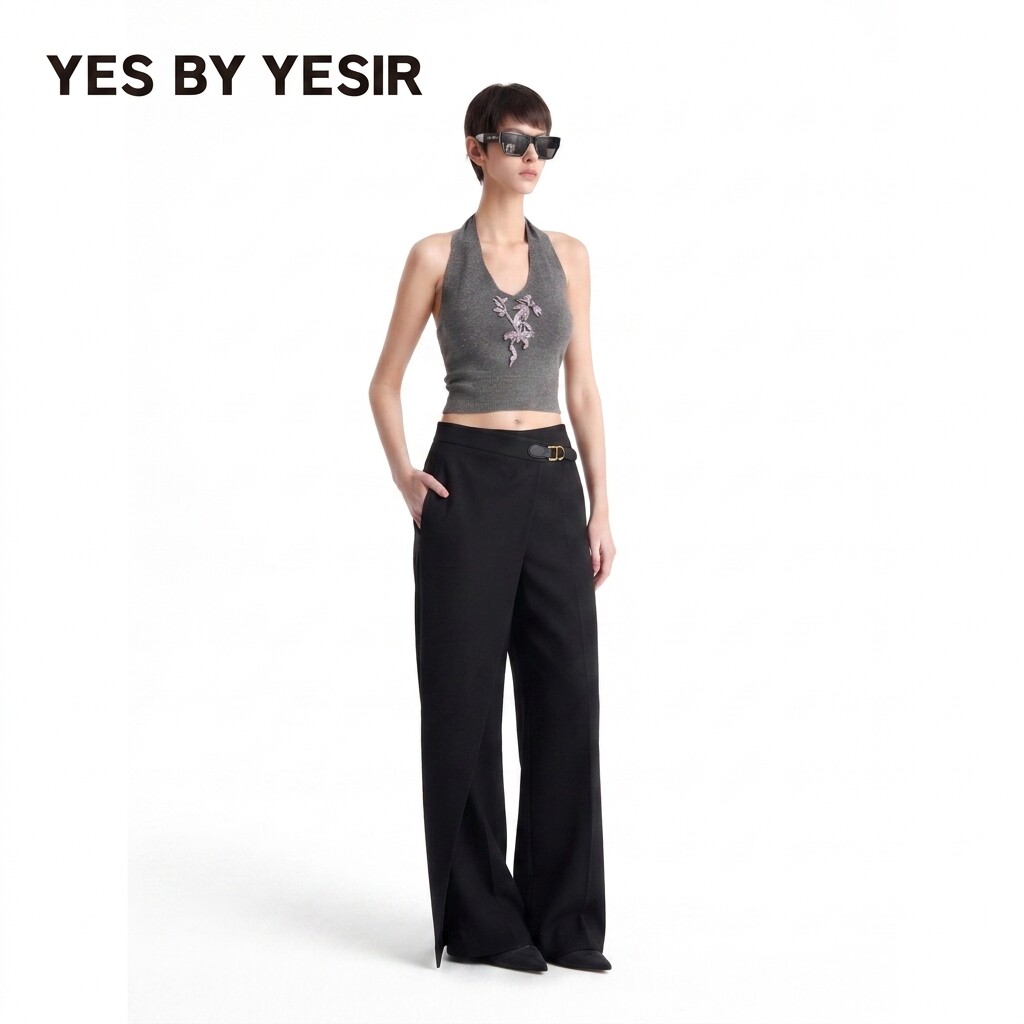YESBYYESIRY女士职业正装西装裤