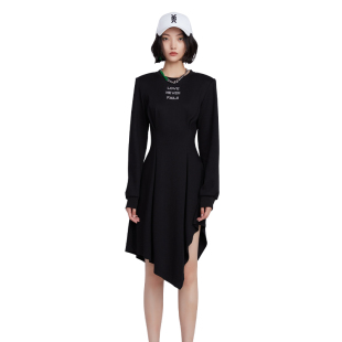 YES YESIR叶谦原创设计秋冬爱未眠卫衣连衣裙