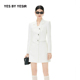 YESIR叶谦原创设计师秋假两件西装 连衣裙 YES 张佳宁同款
