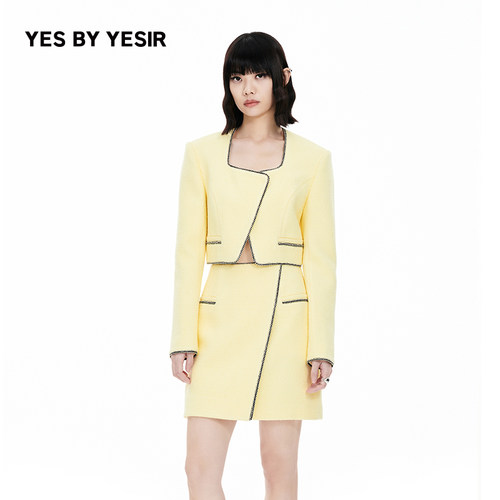 YESBYYESIR郁金香名媛香风夹克