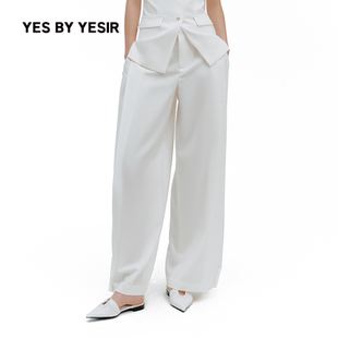 裤 YES 布同凡响两穿休闲裤 YESIR叶谦原创设计师2026春新款 子