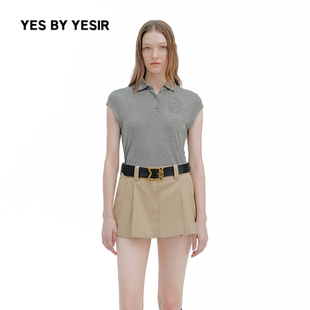 亚瑟学院蕾丝徽章T恤 YESIR叶谦原创设计师2026春夏新款 YES