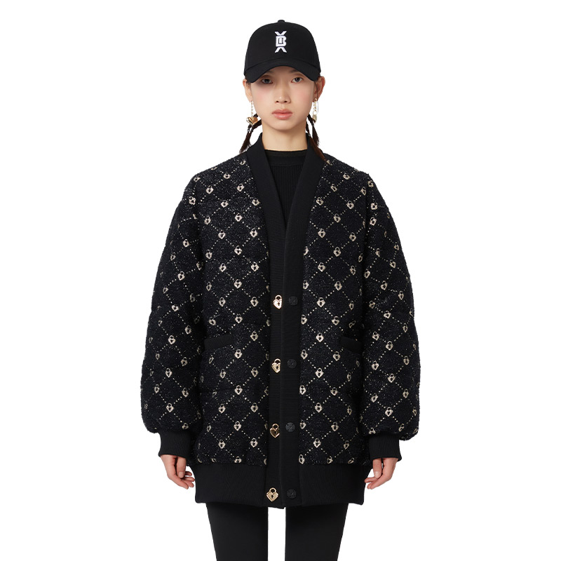 叶谦原创设计男友力心锁羽绒服