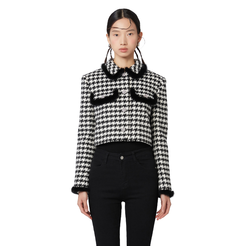 叶谦新款原创设计小香风短外套