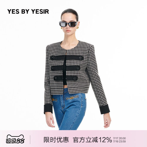 圆领短款黑格尔骑士夹克