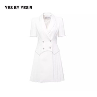 西装 YESIR叶谦原创设计师春季 裙子高级感时尚 连衣裙 女法式 YES