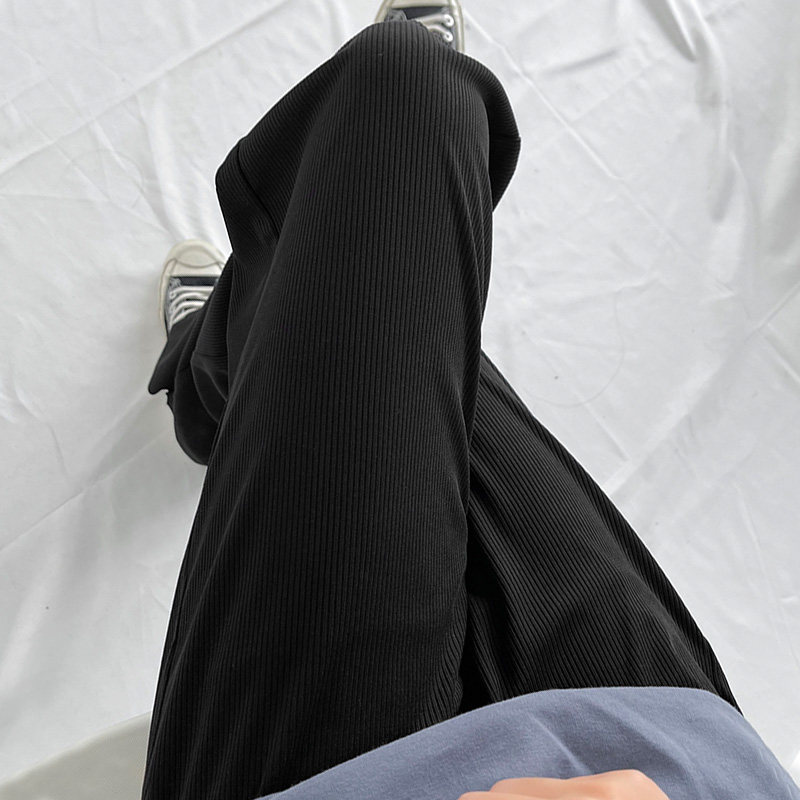 黑色阔腿裤女春秋高腰垂感小个子直筒裤子大码胖mm休闲拖地裤夏季,女装/女士精品,休闲裤,淘宝优惠券,粉丝福利购,淘宝优惠卷