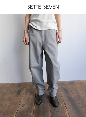 SETTE SEVEN·高腰工装直筒镰刀长裤