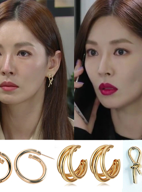 世上最美丽的我女儿金素妍同款耳
